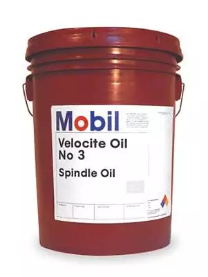 Mobil 103866 Velocite 3 Spindle Oil Iso Grade 2 Mineral 5 Gal Container • $189.99
