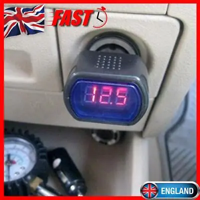 Voltmeter LED Digital Car Battery Monitor Voltmeter For DC 12V 24V Cars • £5.39