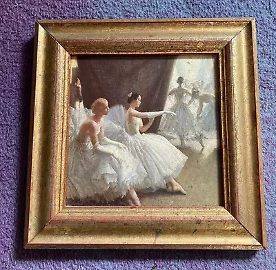 Vintage Re-production Print Of Ballet Dancers By Dame Laura Knight • £19.99