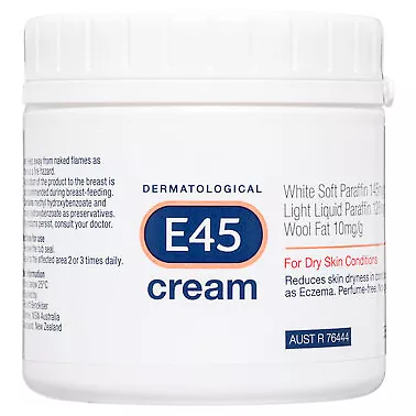 E45 Moisturising Cream For Dry Skin & Eczema 350g • $18.99