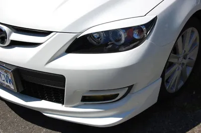 Eyelids Eyebrows FRONT Headlight Light Brows ABS For MAZDA 3 HATCHBACK & AXELA • $25