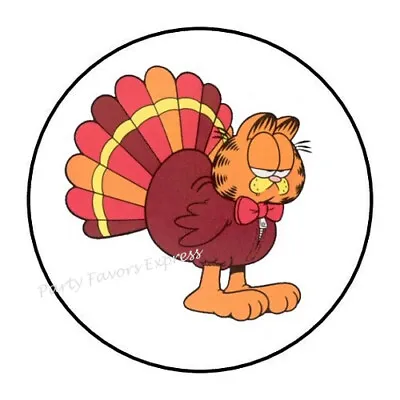30 Thanksgiving Turkey Envelope Seals Labels Stickers Party Favors 1.5  • $1.95