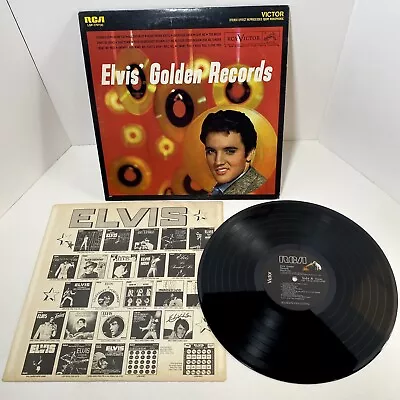 Elvis Presley Golden Records LP Vinyl Record LSP-1707(e) Stereo RCA Reissue • $4.99