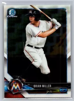 2018 Bowman Brian Miller Chrome Prospects   BCP60 • $2.25