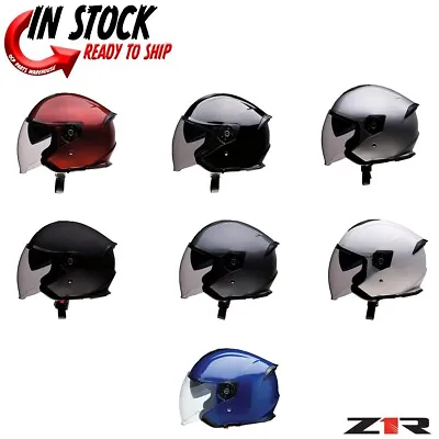 2024 Z1r Road Maxx Helmet Three Quater Helmet Motorcycle - Pick Size & Color • $99.95