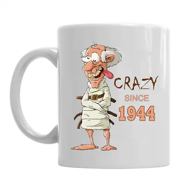 80th Birthday Funny Novelty Gift Present Idea For Men Dad Male Keepsake Mug • £9.95