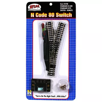 Atlas - Standard Wye Remote Switch - N Scale Code 80 • $27.87