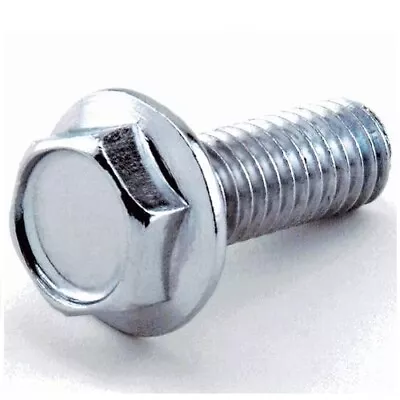 Flange Bolts Stainless Steel Flanged Hexagon Hex Head Screws A2 M6 M8 • £2.10