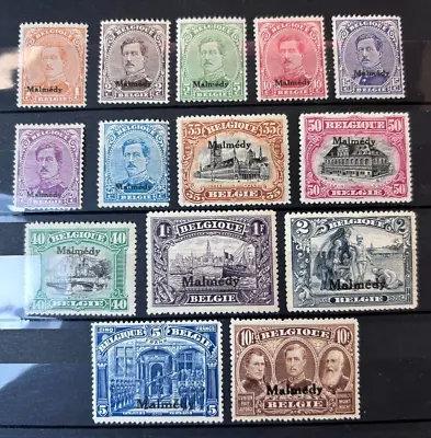 BELGIUM Stamps  1920  Occupation  Overprint  MALMEDY  / MNH / X815 • $160