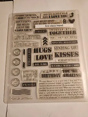 My Favorite Things First Class Friend Acrylic Stamp Set • $9.50