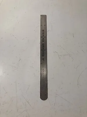 Vintage Sterling Grinding Wheel Co. Advertising Auto Depth Gauge Made In USA • $10