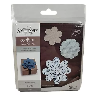 Spellbinders Flowerets Posies Contour Steel Rule Die Cut For Platinum Machines • $16.95