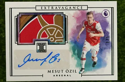 2019-20 Impeccable Soccer Extravagance MESUT OZIL #1/5 Green Patch Auto Arsenal • $1499.99