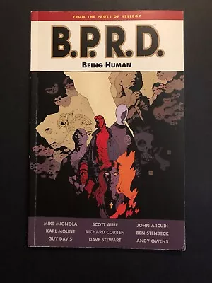 B.P.R.D. - BEING HUMAN Hellboy Mike Mignola Richard Corben DARK HORSE TPB BPRD • $50