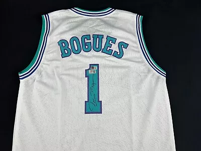 Muggsy Bogues Signed Autographed White Charlotte Basketball Jersey COA • $69.99