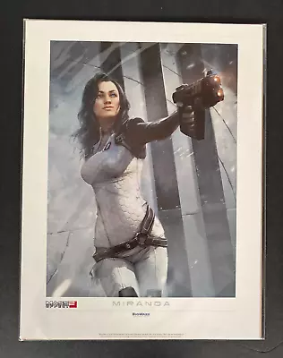 Mass Effect Miranda Lithograph Art Print Poster Collectible Merchandise N7 1 2 3 • $63.71