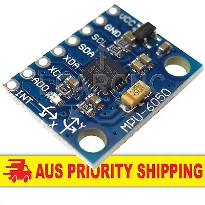 $12.95 • Buy MPU-6050 6DOF 3 Axis Gyro And Accelerometer Sensor Module Arduino Raspberry Pi 