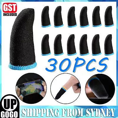 30X Gaming Finger Sleeve Mobile Screen Game Controller Sweatproof Gloves New AU  • $8.85