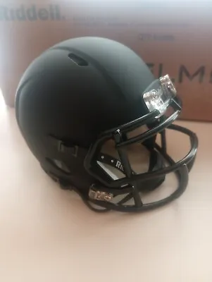 Matte Black With Black Mask Blank Riddell Revolution SPEED Mini Football Helmet • $25