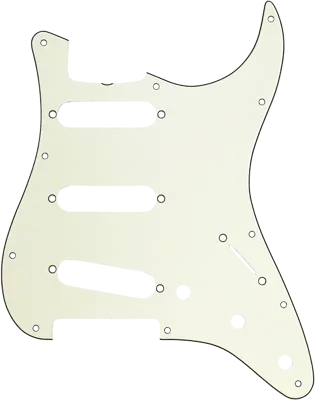 Genuine Fender 62 Stratocaster/Strat S/S/S 11-Hole Guitar Pickguard - MINT GREEN • $28.21