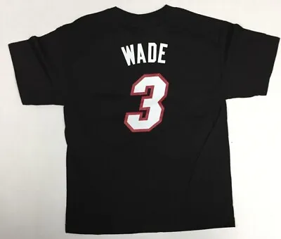 Adidas Dwyane Wade #3 Miami Heat NBA Boy's T-Shirt • $14.95