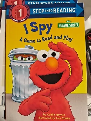 Step Into Reading I Spy ELMO Sesame Street A Game To Read And Play Kids Learning • $5.24