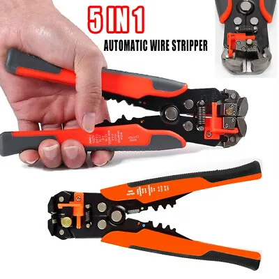 Automatic Cable Wire Striper Cutter Crimper Stripping Pliers Tool Terminal Plier • £7.99