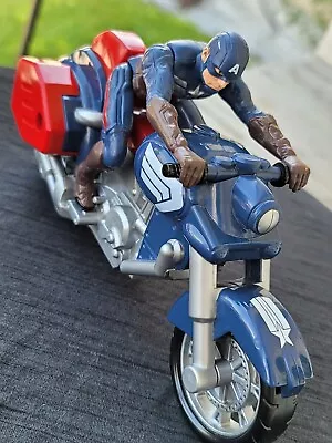 Captain America The Winter Soldier Shield Blast Motorcycle Figure Toy Marvel • $11.58