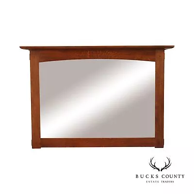 Stickley Mission Collection Oak Wall Mirror • $995