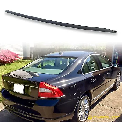 Fyralip Y15R Unpainted Black Roof Spoiler Duckbill For Volvo S80 Sedan 2007-2016 • $89.25