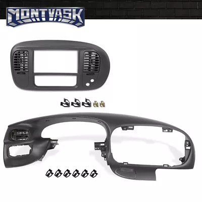 Dash Pad Dashboard & Dash Radio Bezel Gray Fit For 97-03 Ford F150 Expedition • $124.90