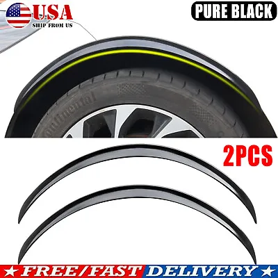 29  Car Fender Wheel Arches Flares Universal Mud Flaps Extension Wide Protectors • $14.49