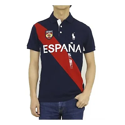 Polo Ralph Lauren Short Sleeve Custom Slim Fit España Country Polo Shirt - Spain • $69.99