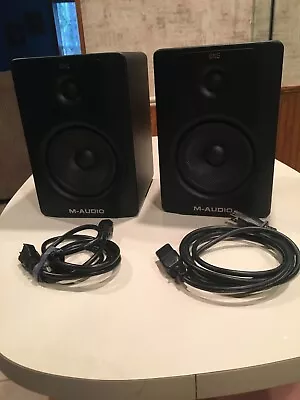 M-AUDIO BX5 D2 - Powered Studio Monitor Speakers -(2) - Excellent Condition • $125