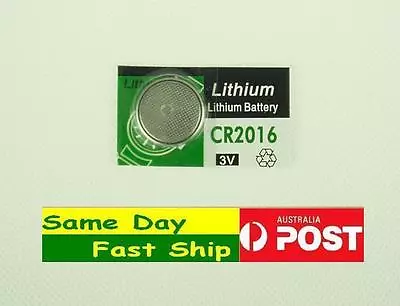 New CR2016 3 Volt Lithium Button Cell Battery Aussie Local Fast Ship • $4.38