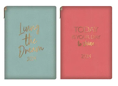 2024 A6 Week To View Diary Family Organiser 5 Column Journal Planner With Pen • £3.15