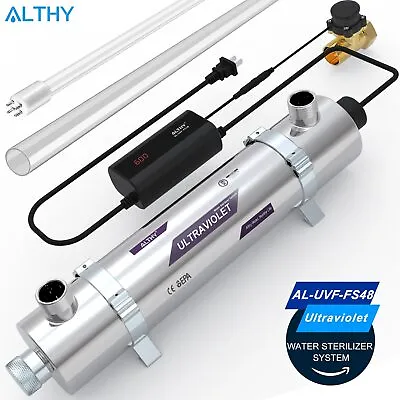 ALTHY Whole House Ultraviolet Water Sterilizer Filter System 12GPM + Flow Switch • $279.99
