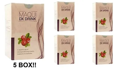 5 Boxes MAQUI DX / Detox Drink 100% Natural Berries Slimming Free Shipping • $158.50