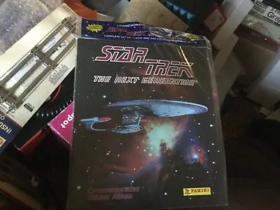 $19.95 • Buy Star Trek - The Next Generation Commemorative Sticker Album - Panini