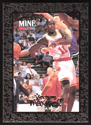 1995-96 Hoops Gold Mine Vernon Maxwell #437 Indiana Pacers • $1.74