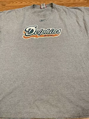 Miami Dolphins T-Shirt Mens 2XL • $14.99