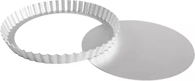 Anodized Aluminum Fluted Tart Pan 9.5 Inches By 1 Inch • $18.03