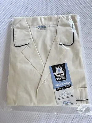 Vtg. Penney’s Towncraft Cotton Men’s Wash ‘N Wear Pajamas LS/pants 🌺 NOS Sz L • $61.66