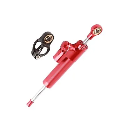 New Red Motorcycle Aluminum Alloy Steering Damper Stabilizer Safety Control • $41.44