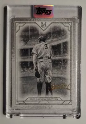 2023 Topps Museum Collection Babe Ruth Canvas Artist Proof VERY RARE #/50🔥MINT • $59.99