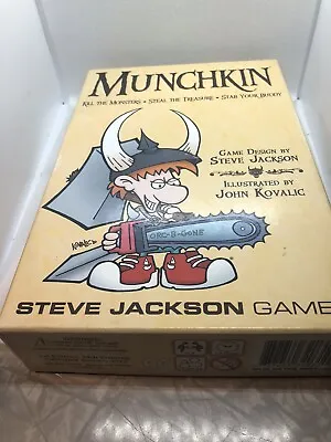 Munchkin Game Original Edition COMPLETE Steve Jackson 2014 • $9.99