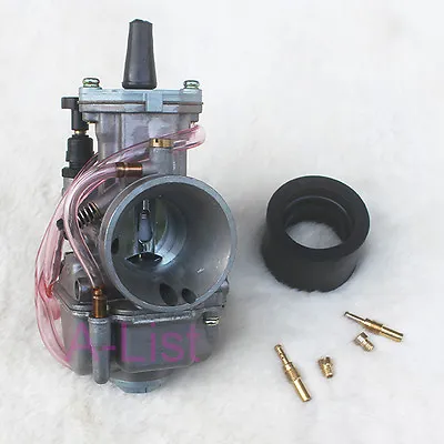 GY6 PWK Carburetor 28mm 2 Stroke Racing Flat Slide GY6 Moped Scooter Carburetor • $23.75