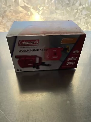 Coleman Quick Pump 120V Air Pump Inflate Deflate NIB New In Box Attachment • $24.99