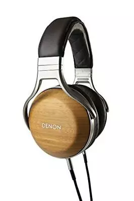 Denon AH-D9200 Bamboo Over-Ear Premium Headphones Hi-Res Dynamic Overhead • $1475.11