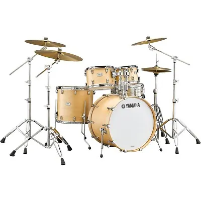 Yamaha Tour Custom Maple 4-Piece Shell Pack W/22  Bass Drum Butterscotch Satin • $1359.99
